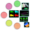 New product Red powder Orange light pigment glow in the dark colorful glow pigment powder